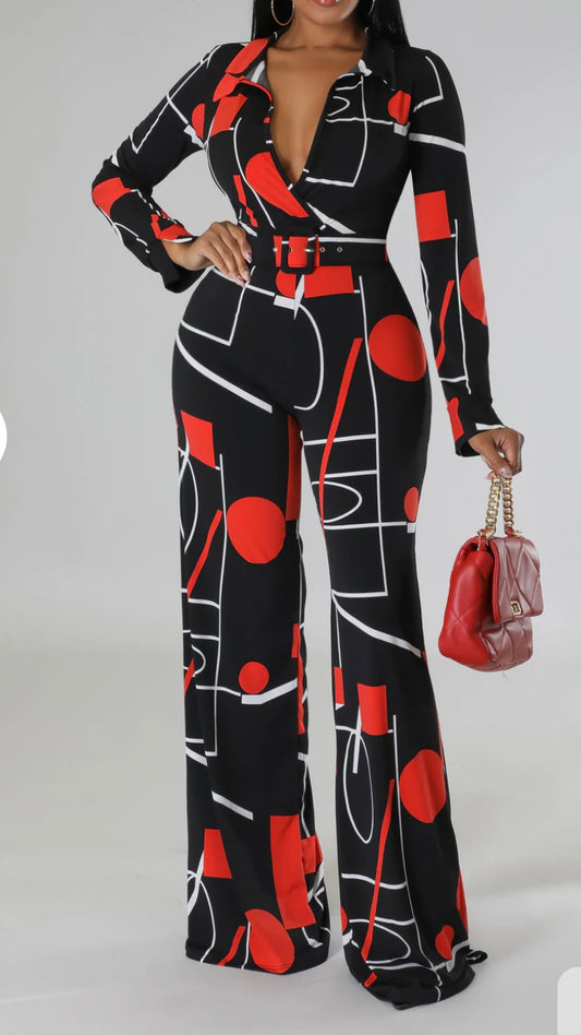 Abstract Your Mind Jumpsuit